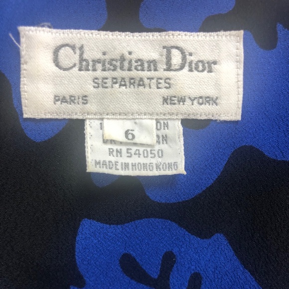 Christian Dior Floral Blouse - Picture 3 of 3